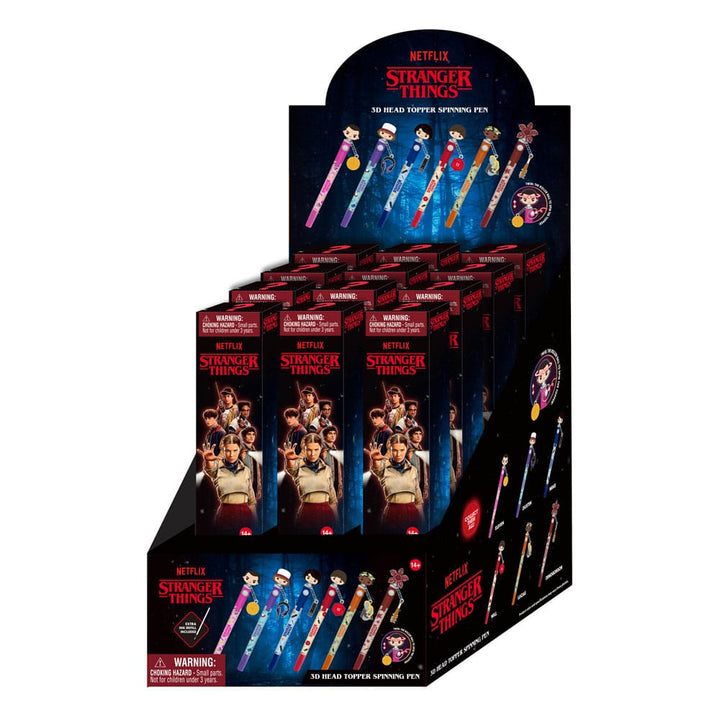Stranger Things 3D Head Topper Spinning Pen