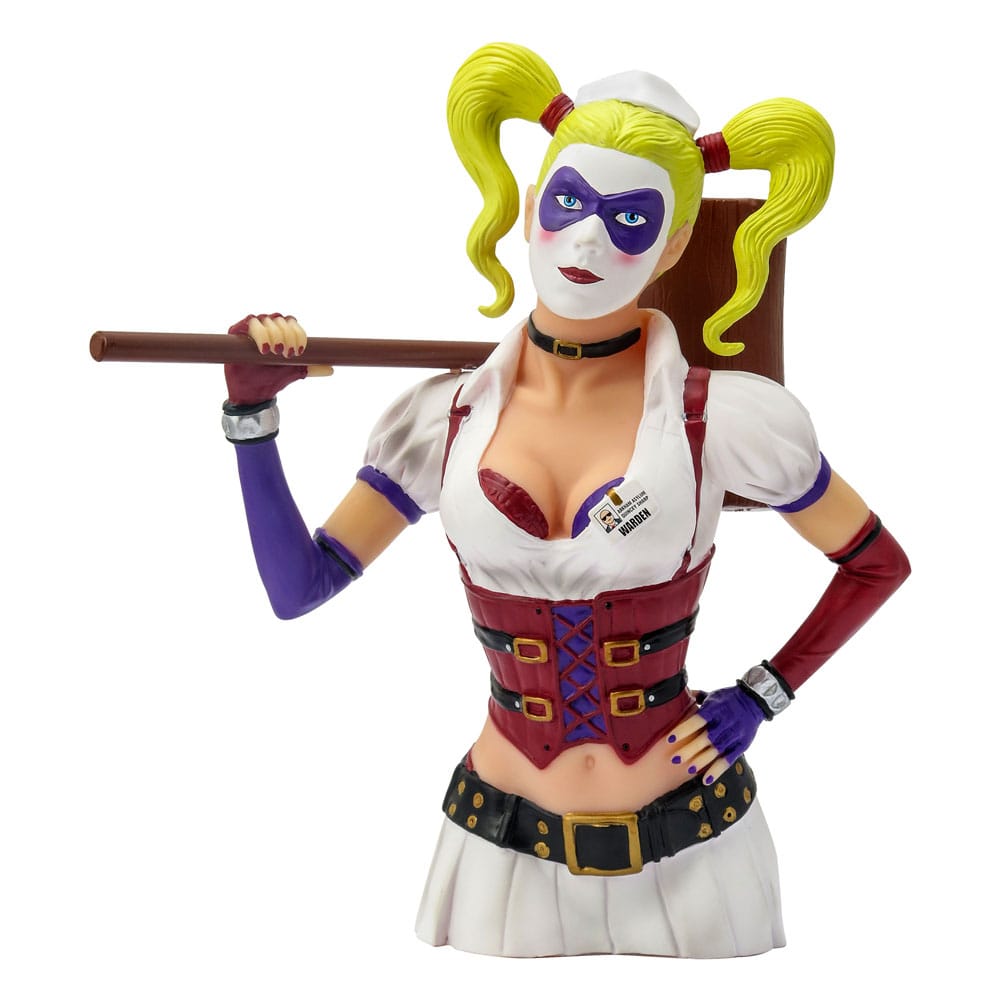 Harley Quinn Arkham Asylum Coin Bank DC Comics