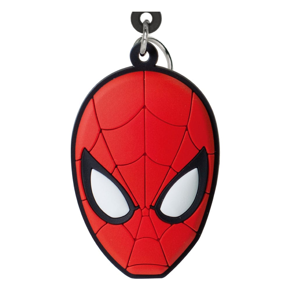 Marvel Spider Man Head Marvel PVC Bag Clip