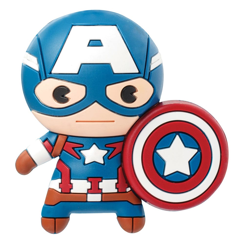 Marvel Captain America Marvel 3D Magnet