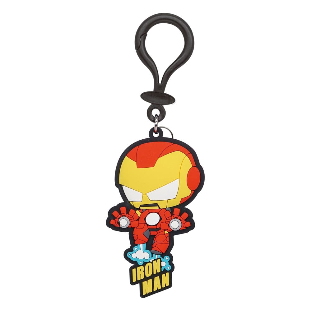 Marvel Iron Man Soft Touch PVC Bag Clip