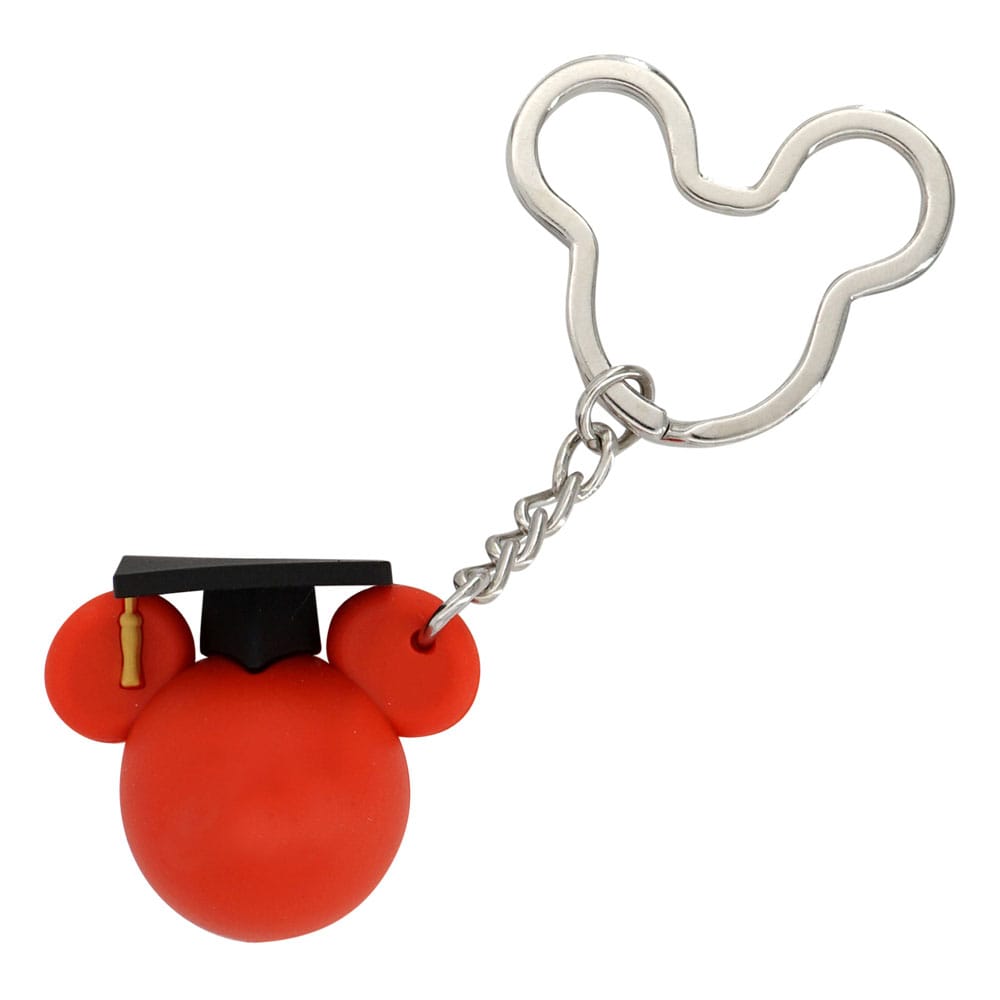 Disney Mickey Graduation Ball Keychain Red