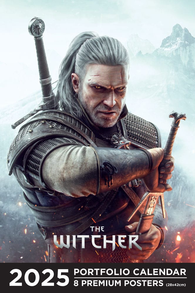 The Witcher Calendar 2025 English Version Portfolio