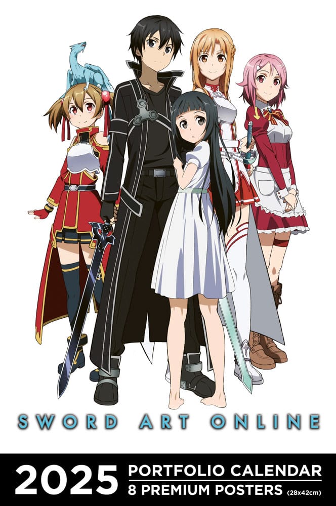 Sword Art Online Calendar 2025 English Version Portfolio