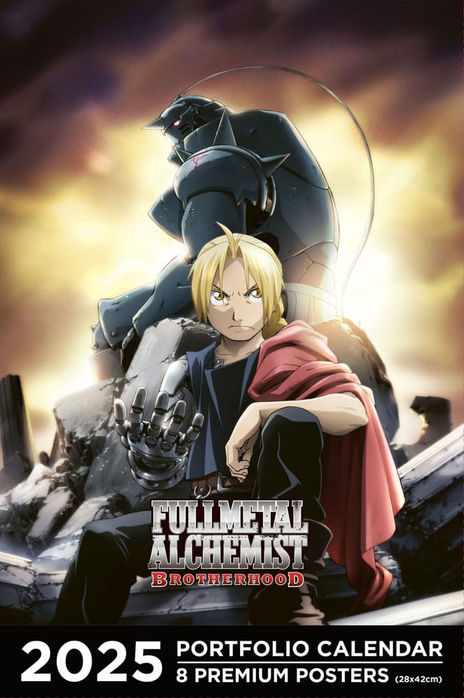 Fullmetal Alchemist Portfolio Calendar 2025 English Version
