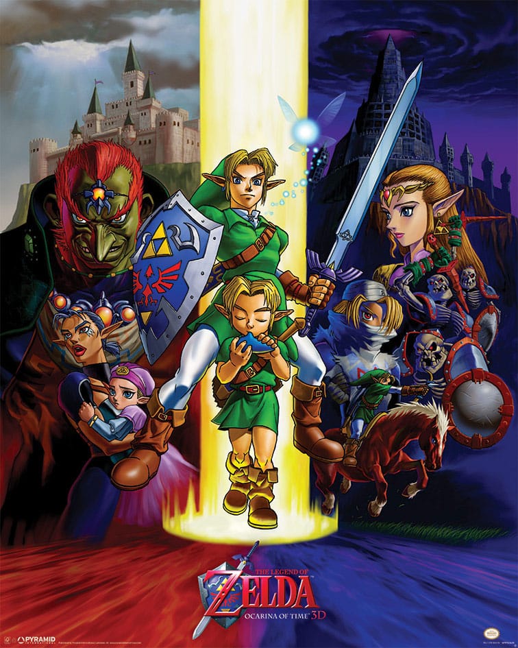 The Legend Of Zelda Ocarina Of Time Poster Pack 40 x 50 Centimeters Set Of 4