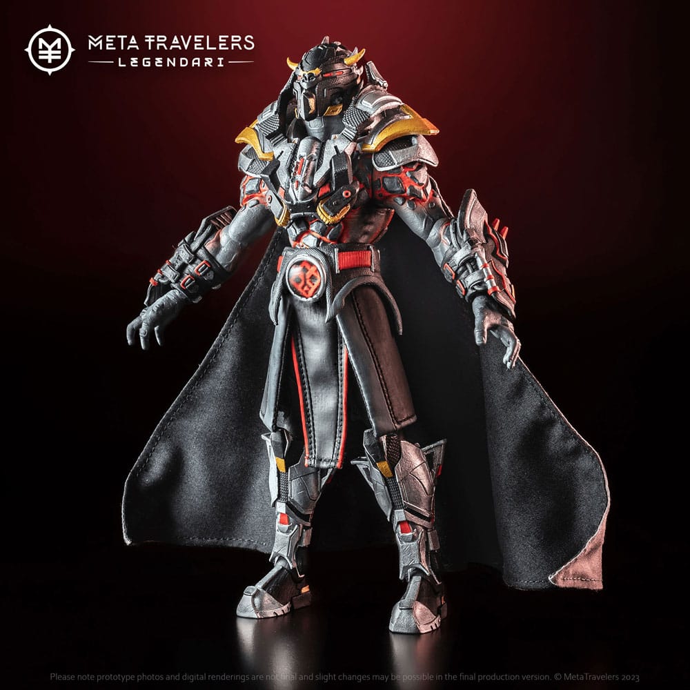 Legendari Kael Darkhelm Action Figure 18 Centimeters