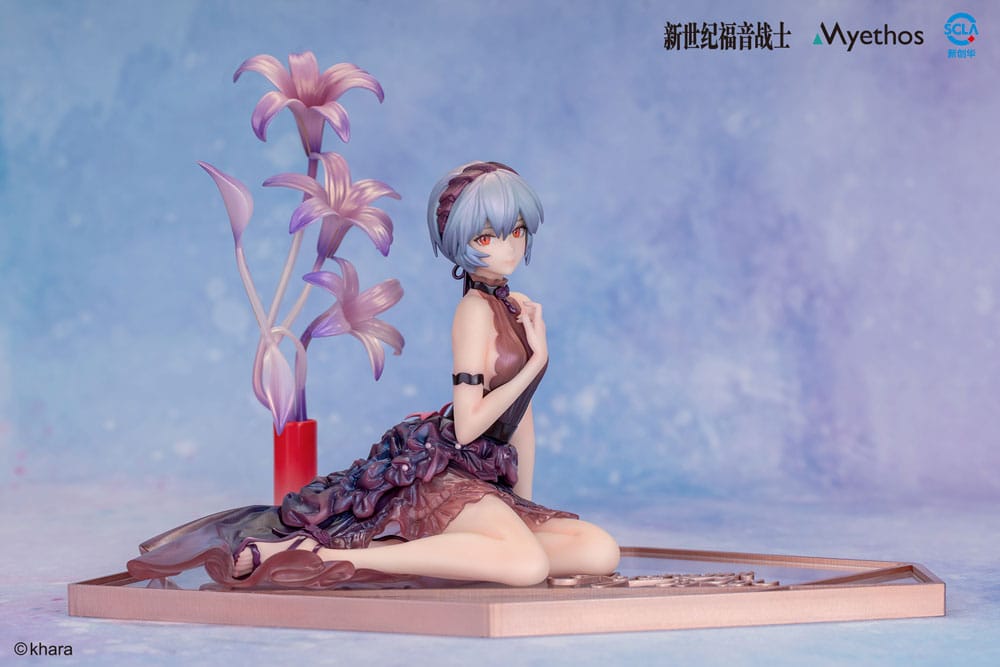 Evangelion Rei Ayanami Whisper Of Flower PVC Statue 15 Centimeters