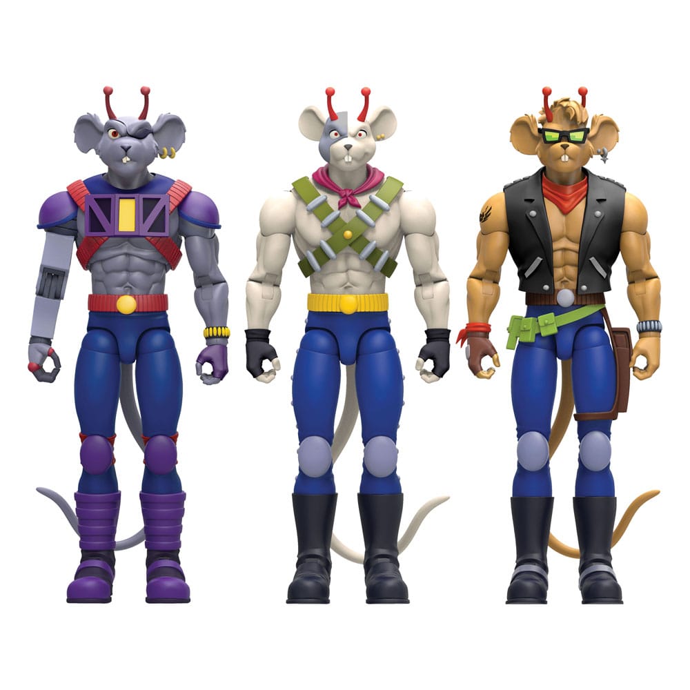 Biker Mice from Mars Action Figures Assortment 17 cm Pack of 6