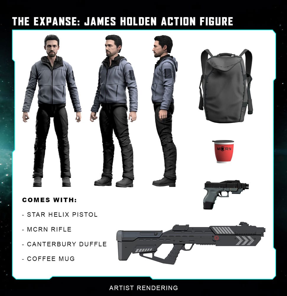 The Expanse James Holden Action Figure 20 cm