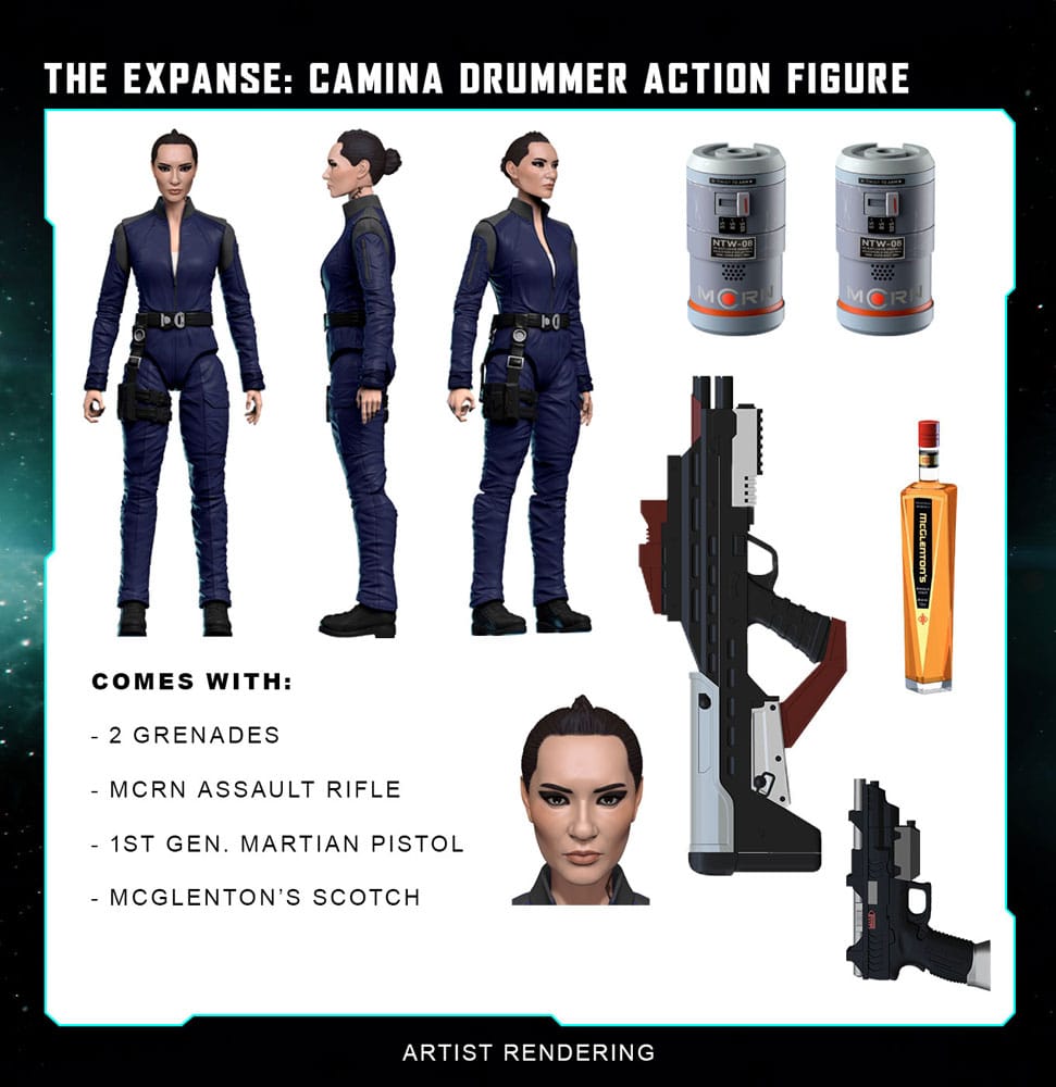 The Expanse Camina Drummer Action Figure 20 cm