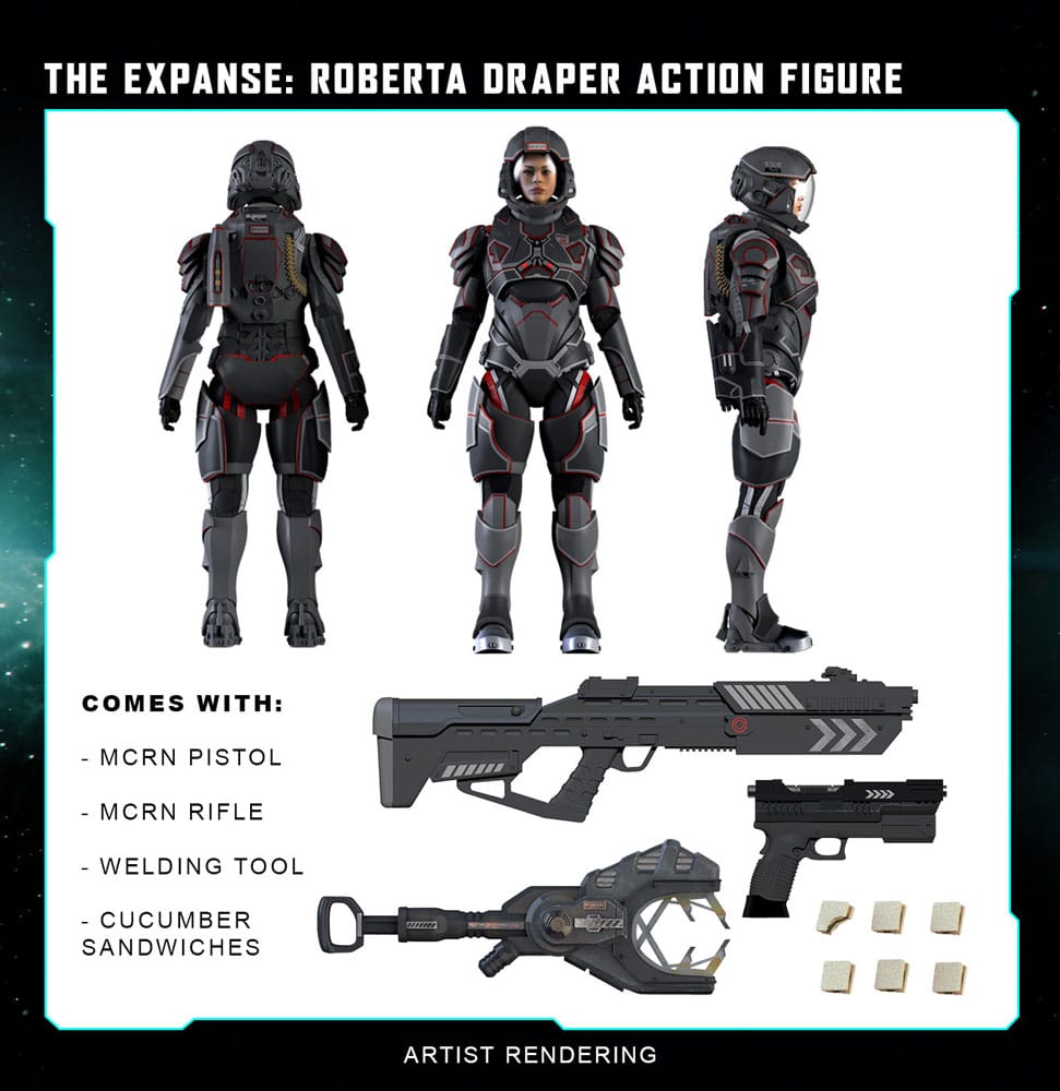 The Expanse Roberta Draper Action Figure 20 Centimeters