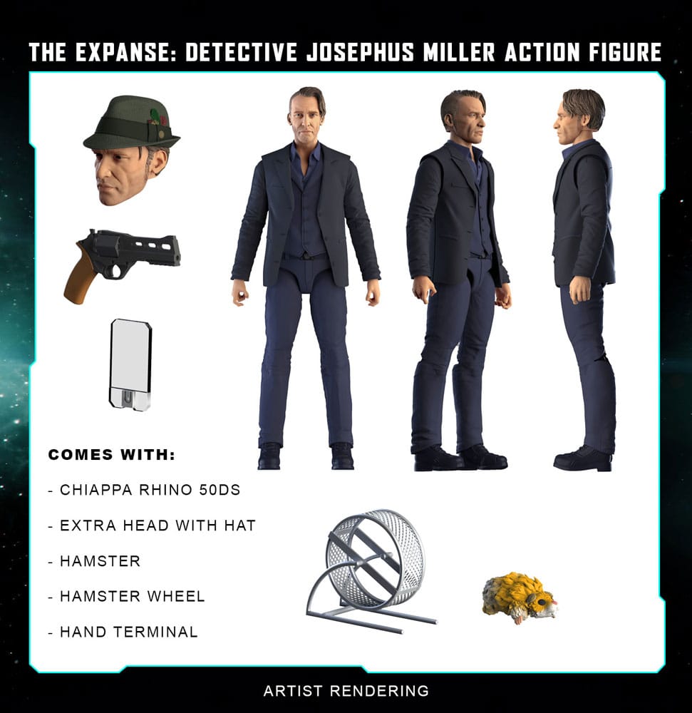 The Expanse Detective Josephus Miller Action Figure 20 Centimeters