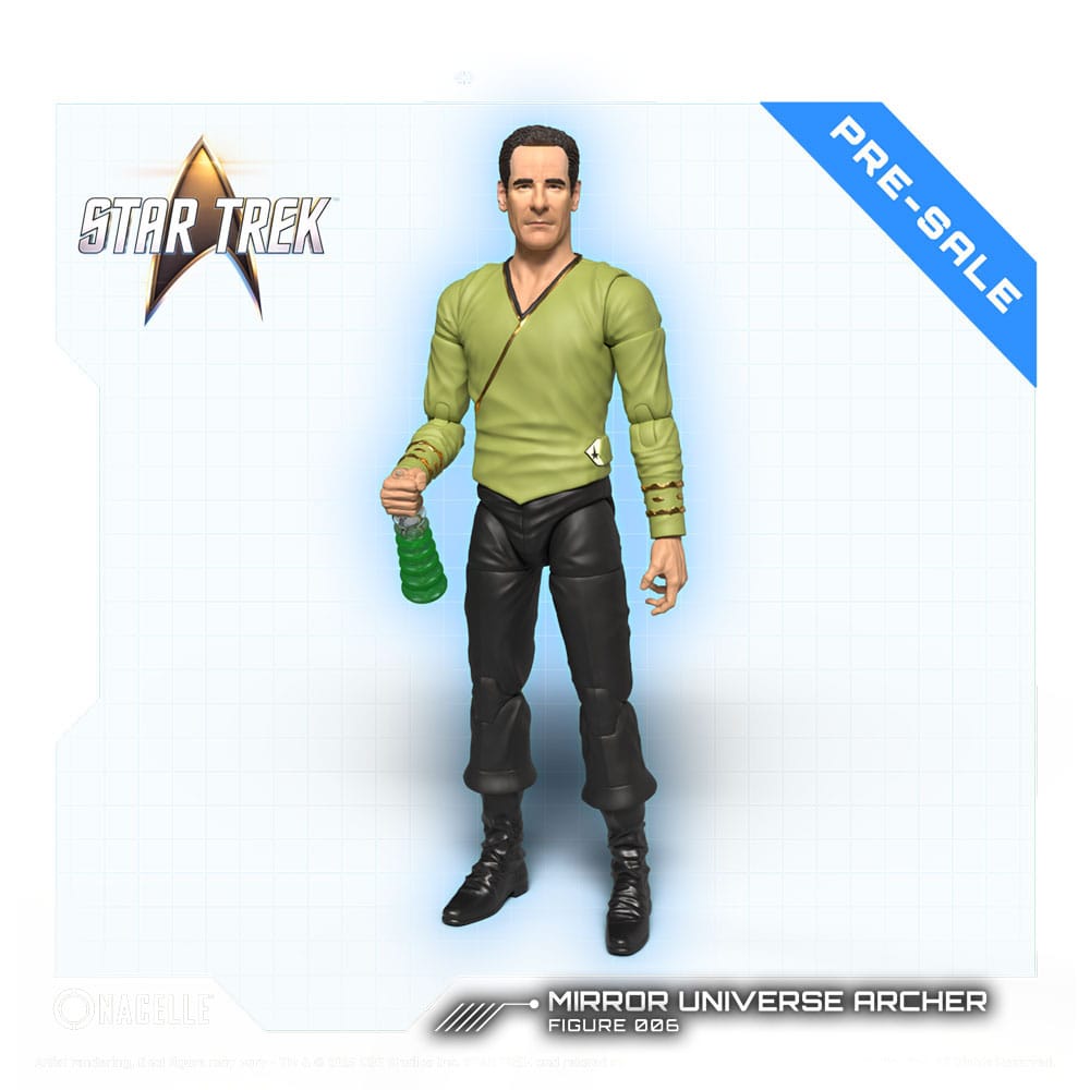 Star Trek Enterprise Archer Mirror Universe Action Figure 1 12 Scale 16 cm