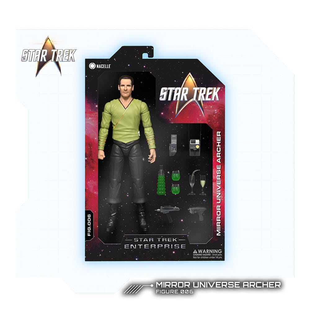 Star Trek Enterprise Archer Mirror Universe Action Figure 1 12 Scale 16 cm