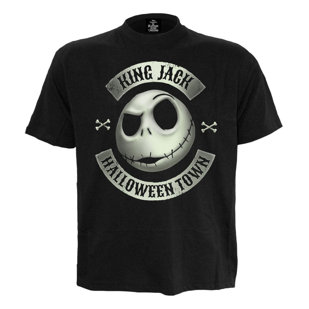 The Nightmare Before Christmas Jack Crest T Shirt Size S