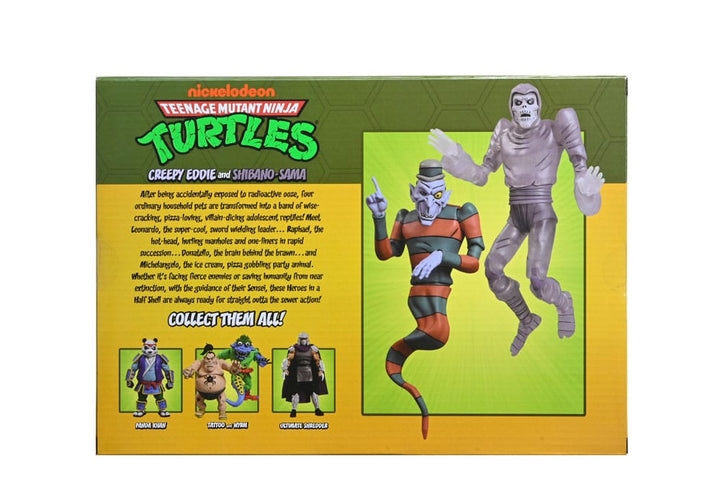 TMNT (Animated): Creepy Eddie and Shibano-Sama Saturday Morning Adventures Teenage Mutant Ninja Turtles 2-Piece 7" Scale Action Figure (Pre-Order September 2025)