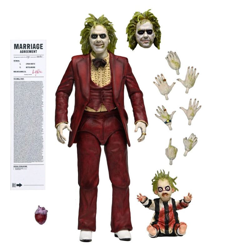 Beetlejuice: "Red Tuxedo" Beetlejuice 7" Scale Action Figure (Pre-Order September 2025)