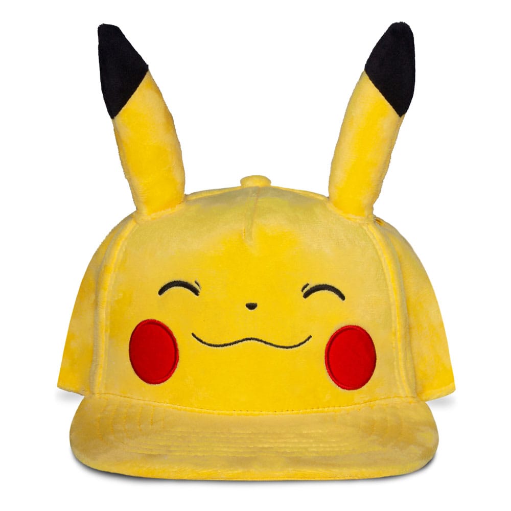 Pokemon Smiling Pikachu Snapback Cap
