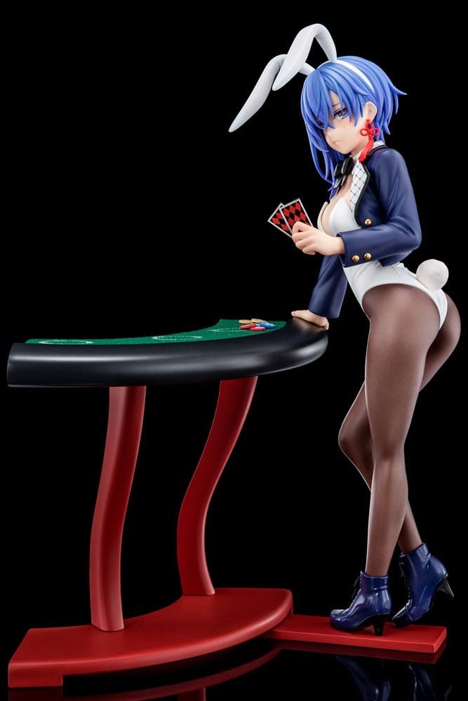 The Demon Sword Master Of Excalibur Academy Sakuya Sieglinde Statue Lapis Lazuli Bunny Costume 25 Centimeters