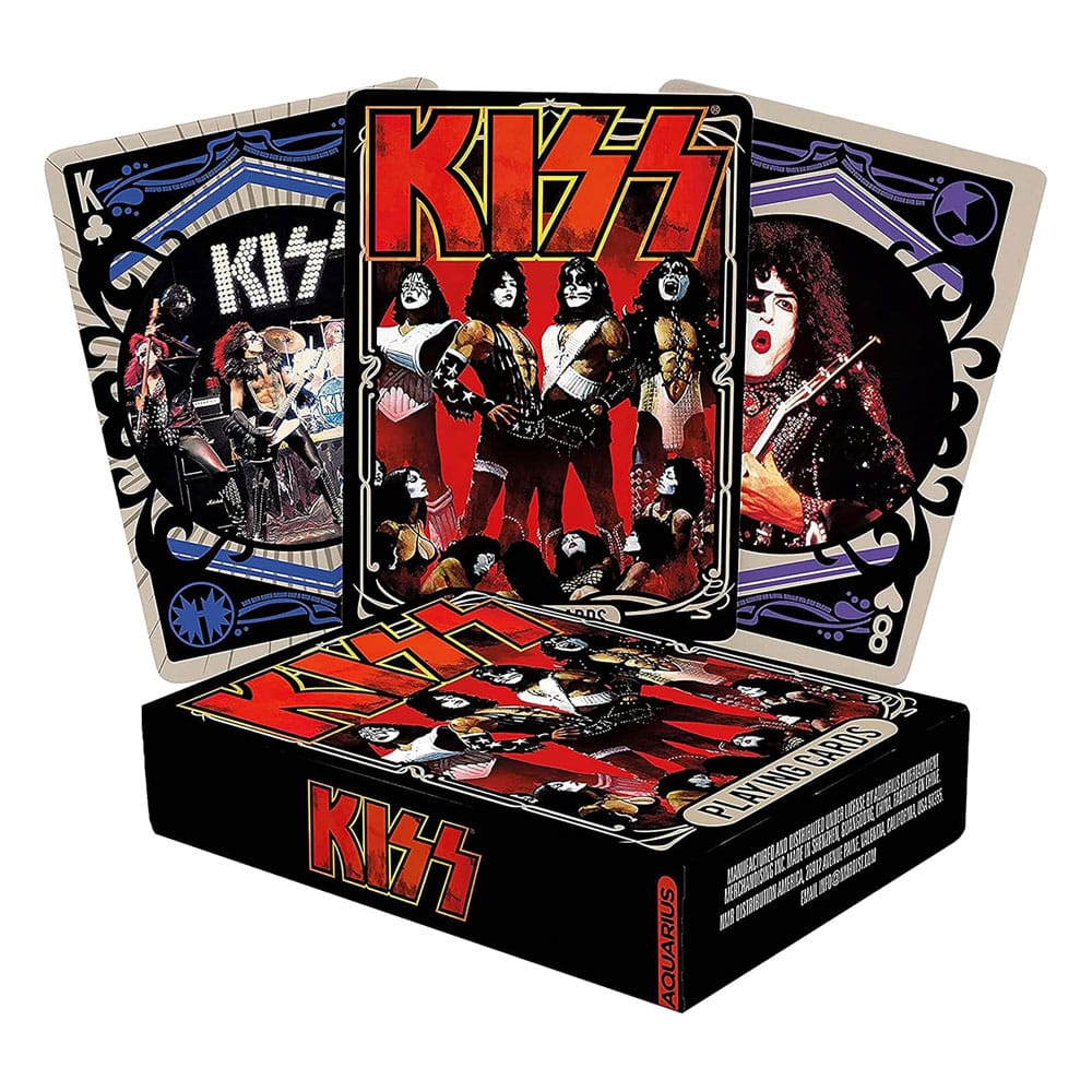 KISS Band Photos Playing Cards