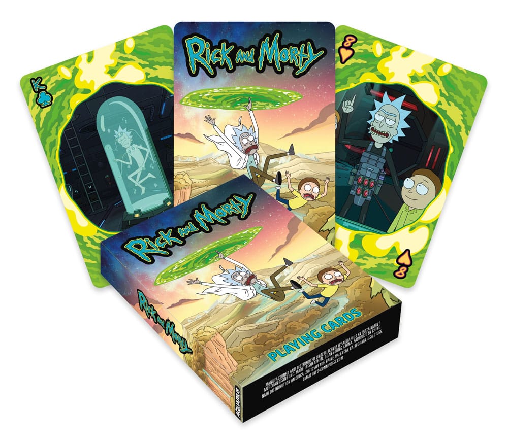 Rick And Morty Scene Collection Playing Cards
