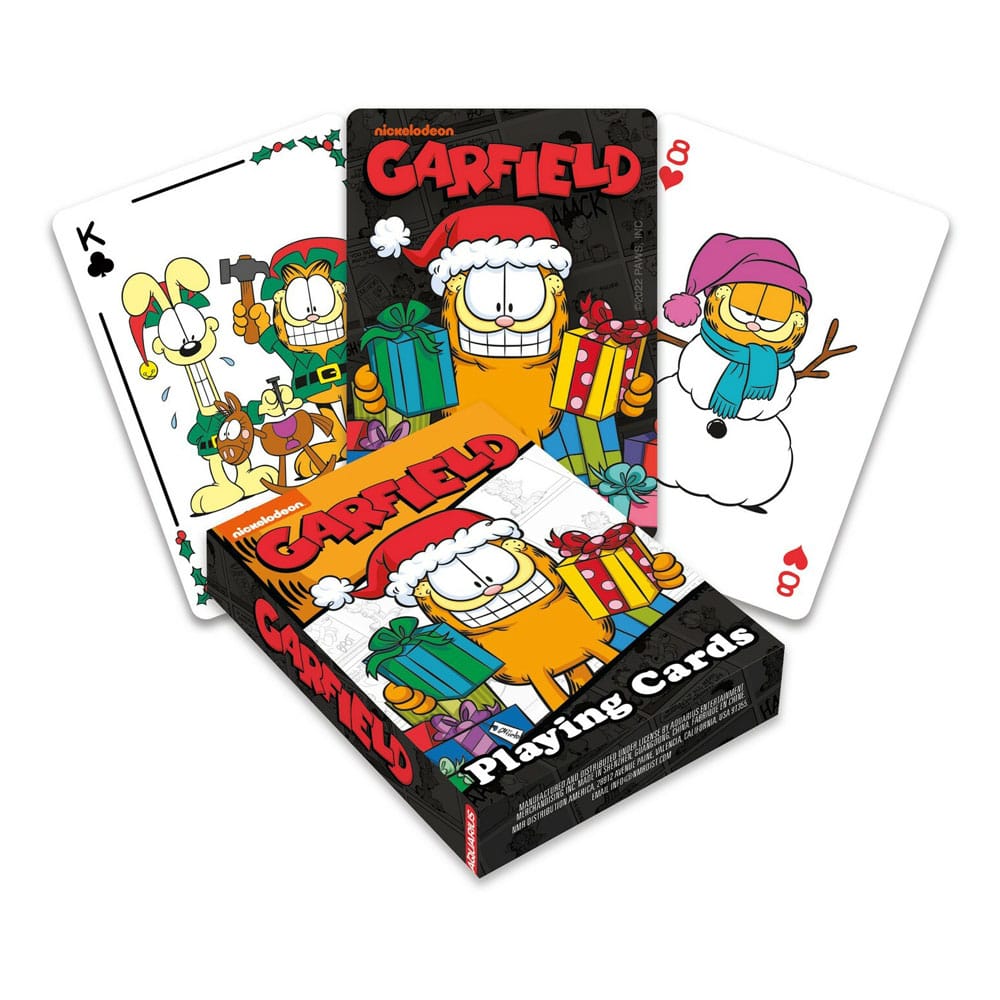 Garfield Christmas Holiday Playing Cards