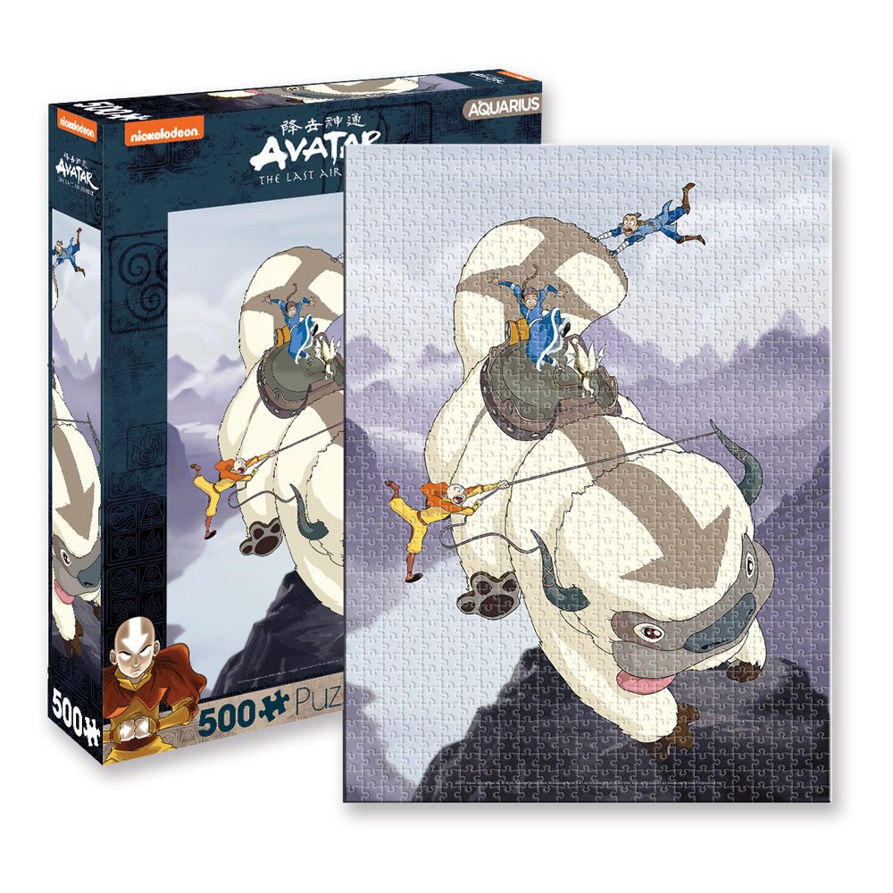 Avatar The Last Airbender Appa And Gang 500 Piece Jigsaw Puzzle