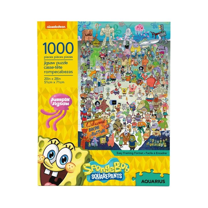 SpongeBob Cast 1000 Piece Jigsaw Puzzle