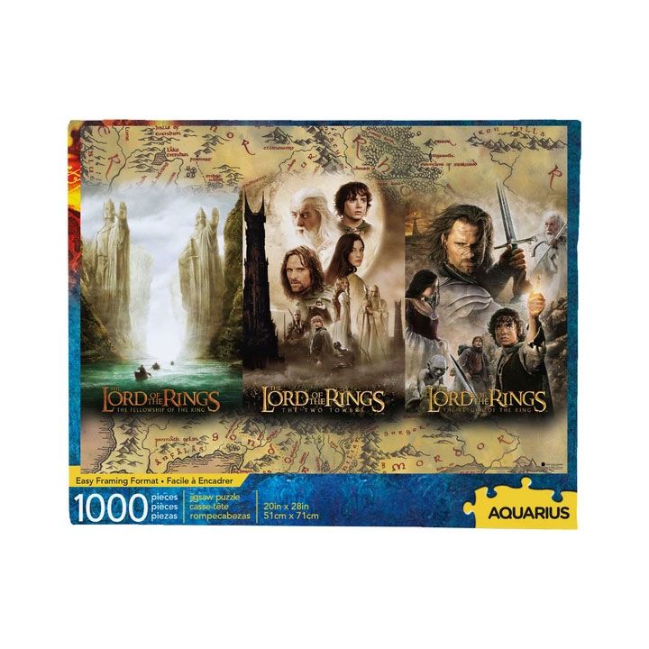 Lord Of The Rings Triptych 1000 Piece Jigsaw Puzzle
