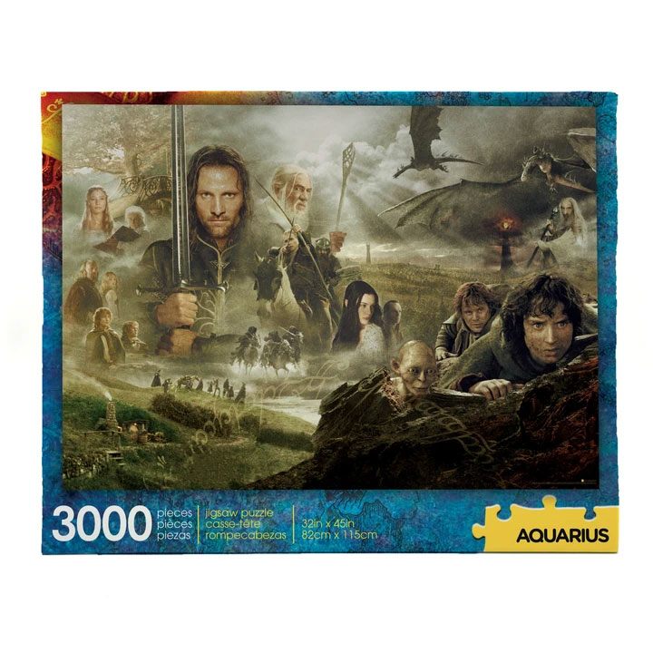 Lord Of The Rings Saga 3000 Piece Jigsaw Puzzle