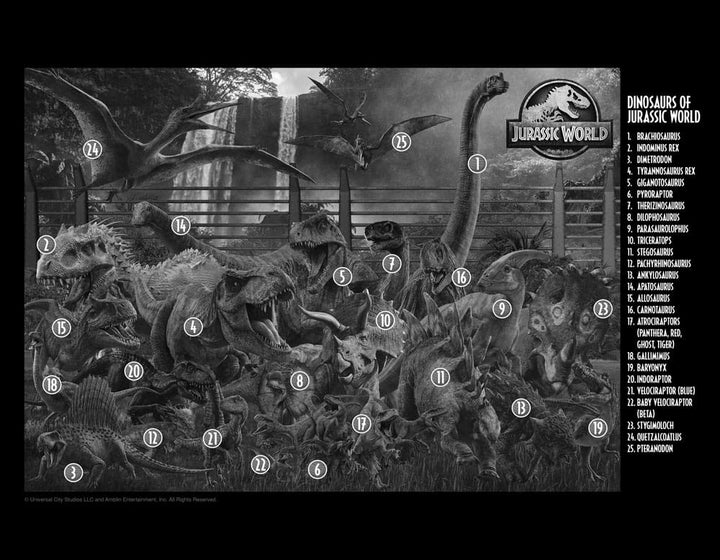 Jurassic World 3000 Piece Jigsaw Puzzle