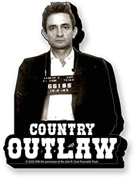 Johnny Cash Funky Chunky Magnet Outlaw Design