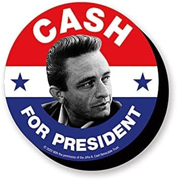 Johnny Cash Funky Chunky Magnet President Design