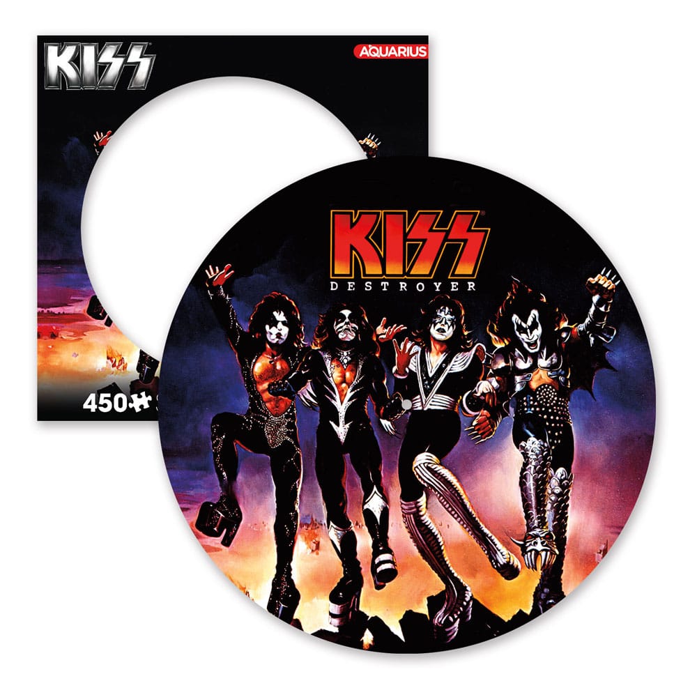 KISS Destroyer Rock Band Picture Disc Puzzle 450 Pieces