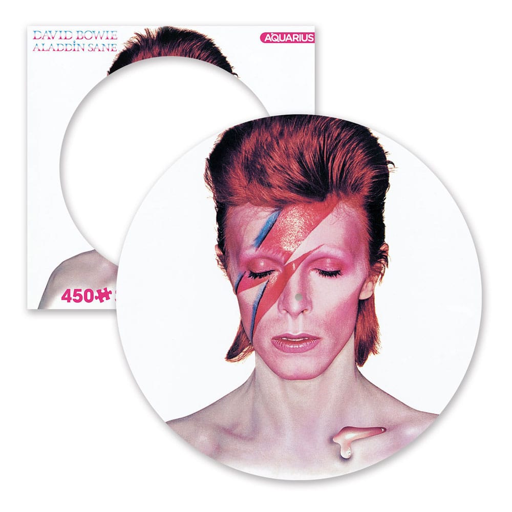David Bowie Aladdin Sane Picture Disc Jigsaw Puzzle 450 Piece