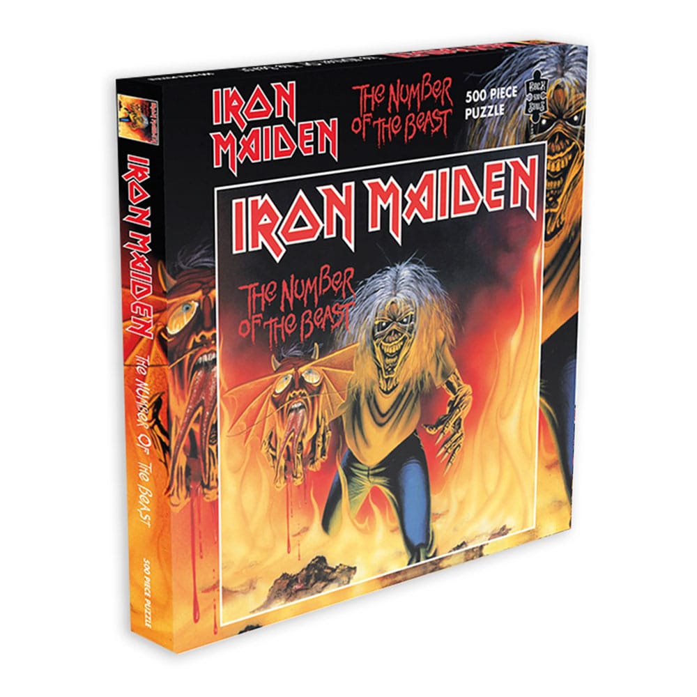 Iron Maiden The Number Of The Beast Rock Saws Jigsaw Puzzle Music 500 Pieces
