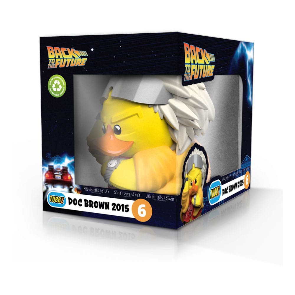 Back to the Future Doc Brown Tubbz PVC Figure 2015 Boxed Edition 10 cm