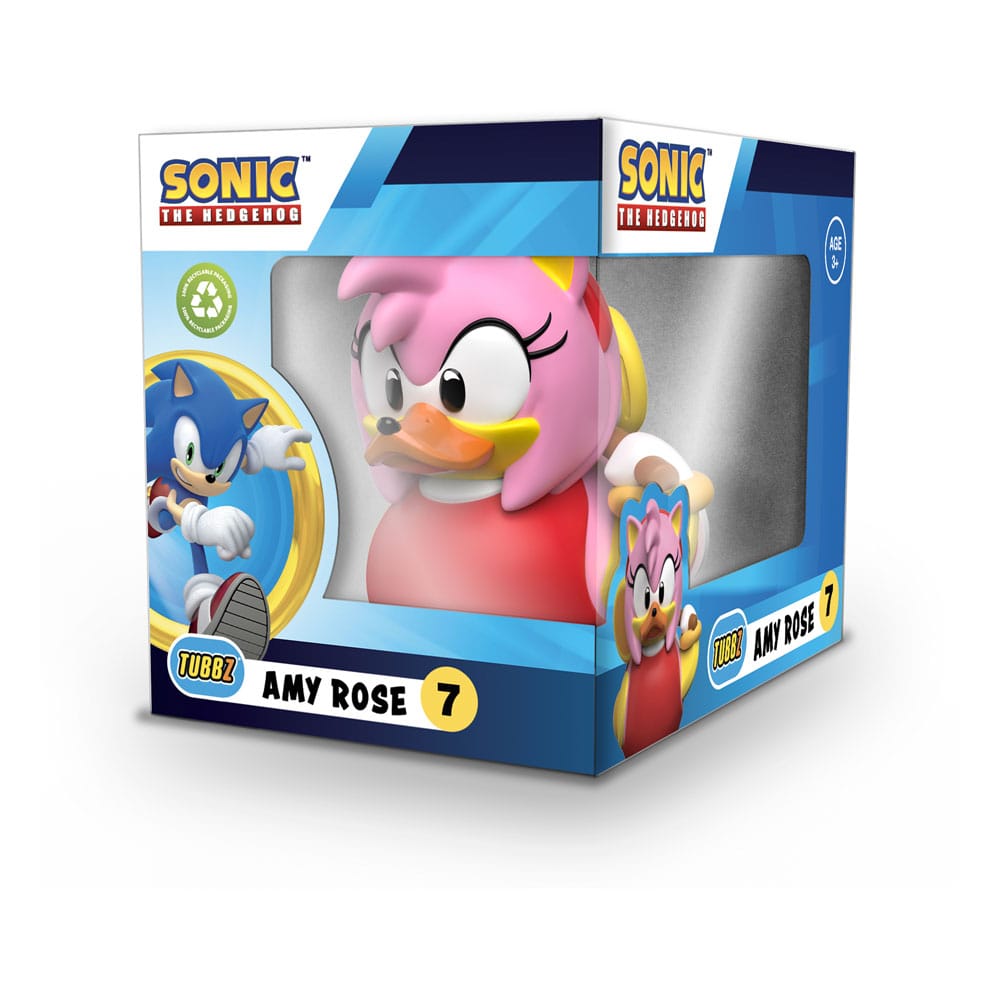 Sonic The Hedgehog Amy Rose Tubbz PVC Figure Boxed Edition 10 cm
