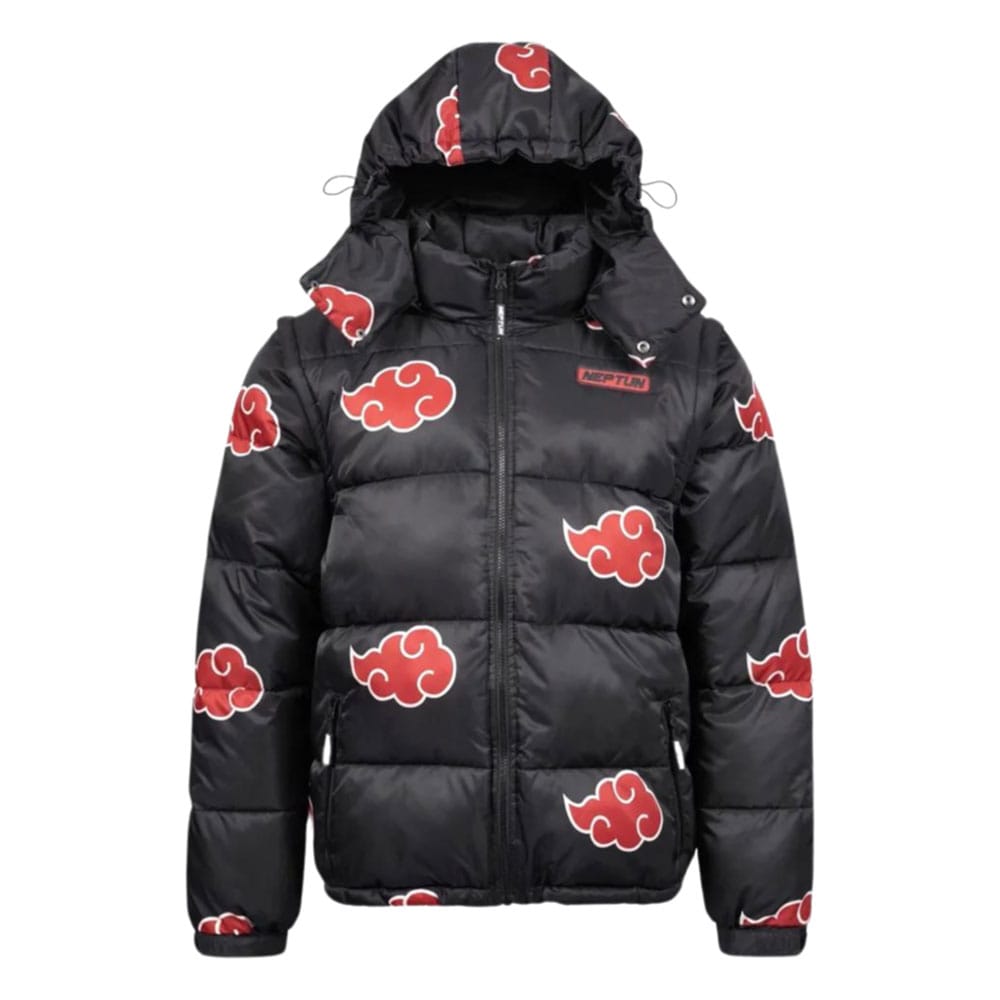 Naruto Akatsuki Red Puffer Jacket Size XXL
