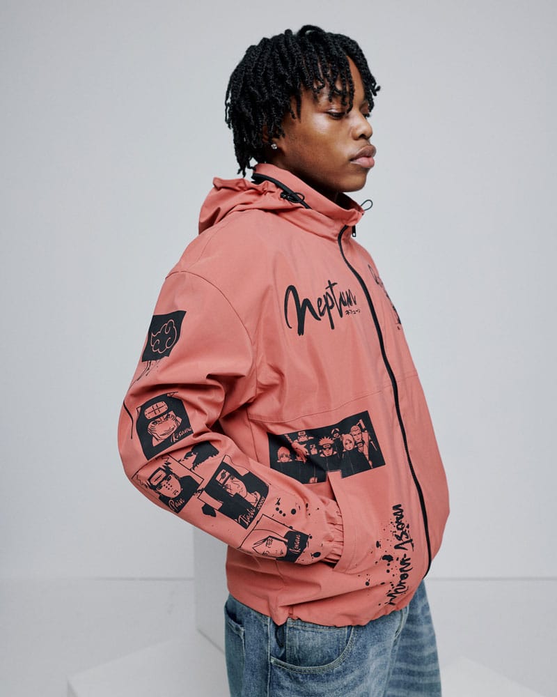 Naruto Shippuden Windbreaker Jacket Size S
