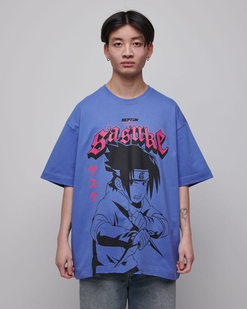 Naruto Shippuden Sasuke Graphic T Shirt Size M