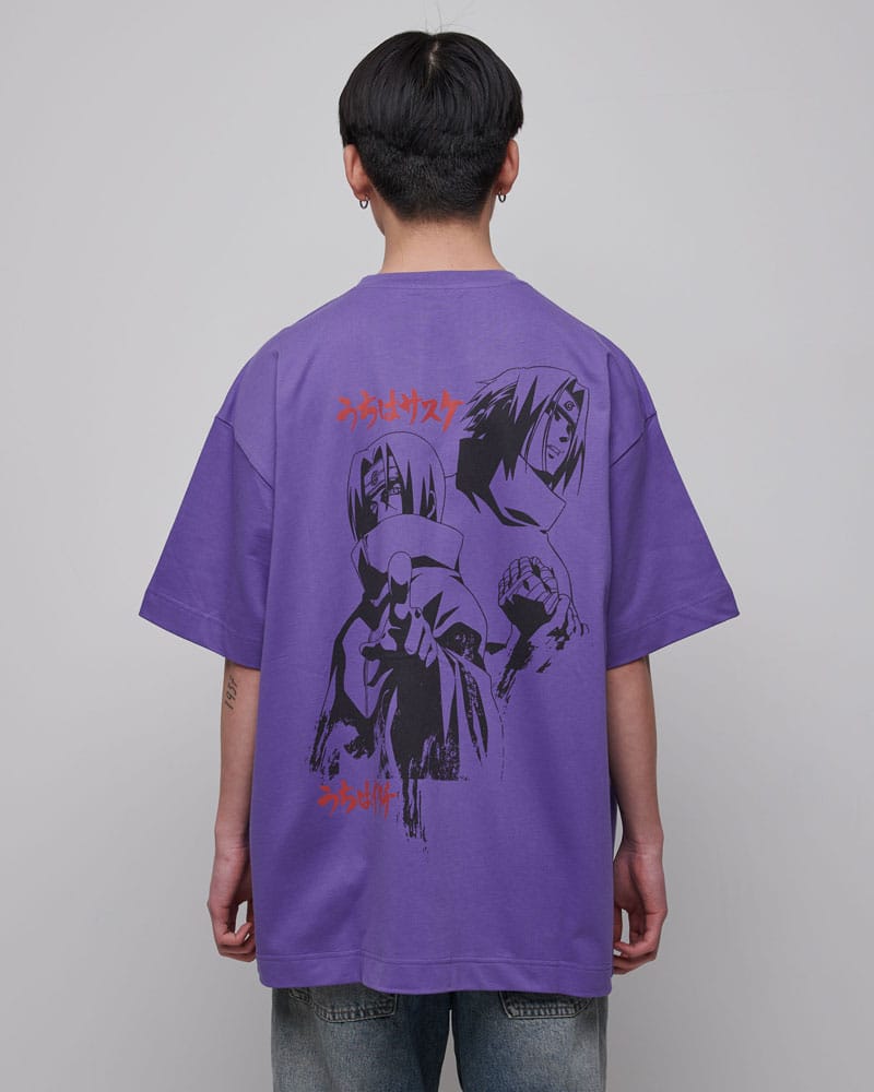 Naruto Shippuden Graphic Purple T Shirt Size XL