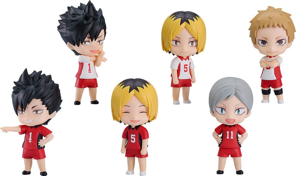 Haikyu Surprise Ver 03 Nekoma Edition Nendoroid Action Figure Assortment 7 cm