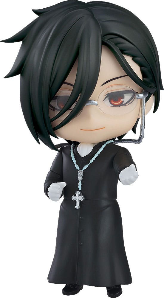 Black Butler Boarding School Arc Sebastian Michaelis Sapphire Owl Ver Nendoroid Action Figure 10 cm