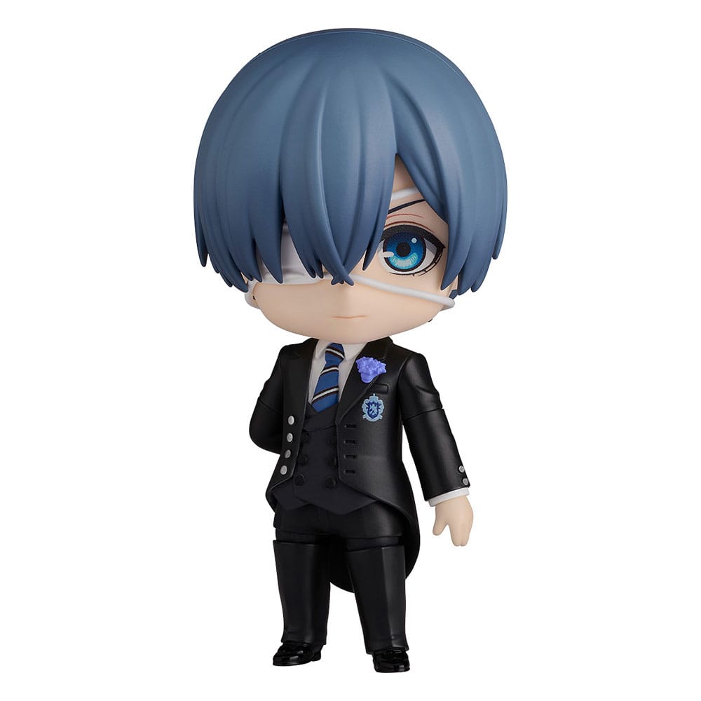 Black Butler Boarding School Arc Ciel Phantomhive Sapphire Owl Ver Nendoroid Action Figure 10 cm