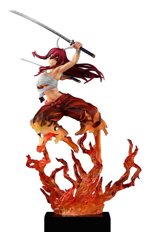 Fairy Tail Erza Scarlet Samurai Version Kurenai Statue 43 cm