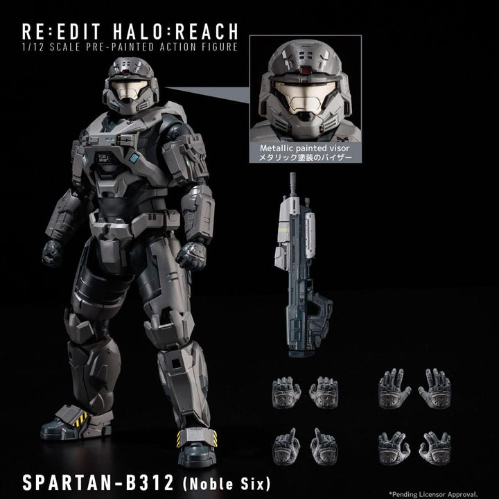 Halo Reach Spartan B312 (Noble Six) 1/12 Scale PX Previews Exclusive Action Figure