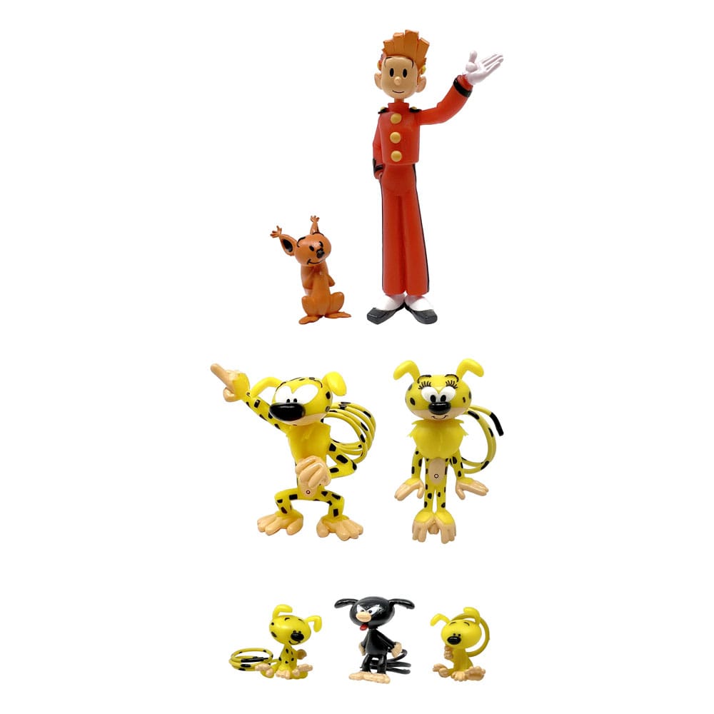 Bandai Marsupilami Mini Figure 7 Pack Characters 4 to 10 cm