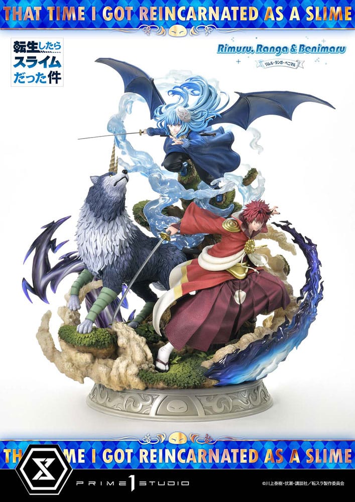 Prime 1 Studio Rimuru Ranga and Benimaru That Time I Got Reincarnated as a Slime Vinyl Figure 59 cm